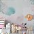 Papel de Parede Painel Fotográfico Folhas em Aquarela Rosa e azul - Imagem 4