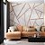 Papel de Parede Linhas em Formas rose gold marmorizado - Imagem 2