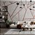 Papel de Parede Linhas em Formas rose gold marmorizado - Imagem 1