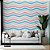 Papel de Parede Chevron Rosa Azul e Cinza - Imagem 4