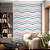 Papel de Parede Chevron Rosa Azul e Cinza - Imagem 2