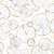 Papel de Parede Círculos em Ouro com detalhes marmorizados - Imagem 5