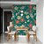 Papel de Parede Floral com fundo Verde - Imagem 4