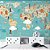 Papel de Parede Mapa mundi infantil Animais - Imagem 5