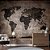 Papel de Parede Mapa mundi Cimento Queimado - Imagem 4