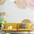 Papel de Parede Painel Fotográfico Aquarela Bege com detalhes Dourados - Imagem 3