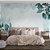 Papel de Parede Painel Fotográfico Aquarela Floral Verde - Imagem 3