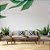 Papel de Parede Painel Fotográfico Aquarela Floral com Dourado - Imagem 3