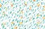 Papel de Parede Folhas em Aquarela Azul e Amarelo - Imagem 5