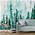 Papel de Parede Floresta aquarela - Imagem 1