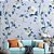 Papel de Parede Flores Brancas fundo Azul - Imagem 2