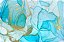 Papel de Parede Aquarela Azul com Dourado - Imagem 5