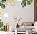 Papel de Parede Aquarela Floral com Dourado - Imagem 4