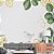 Papel de Parede Aquarela Floral com Dourado - Imagem 1