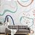 Papel de Parede Formas Abstratas em Tons Pasteis - Imagem 1