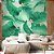 Papel de Parede Folhas Gigantes com Flores - Imagem 4