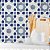 Papel de Parede Azulejo Azul - Imagem 1