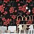 Papel de Parede Floral Vermelho - Imagem 3