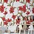 Papel de Parede Floral Vermelho - Imagem 4