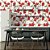 Papel de Parede Floral Vermelho - Imagem 3