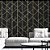 Papel de Parede Milan Preto com Ouro - Imagem 1