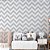 Papel de Parede Chevron Cinza - Imagem 1