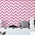 Papel de Parede Chevron Rosa - Imagem 1