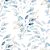 Papel de Parede Aquarela Floral Azul com Dourado - Imagem 4