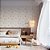 Papel de Parede Zara Ouro fundo Branco - Imagem 1