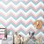 Papel de Parede Chevron tons Pasteis - Imagem 1