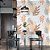 Papel de Parede Floral Bege - Imagem 3