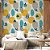 Papel de Parede Floral Verde e Amarelo - Imagem 3