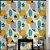 Papel de Parede Floral Verde e Amarelo - Imagem 1