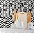Papel de Parede Pastilhas Pretas - Imagem 1
