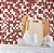 Papel de Parede Pastilhas Tons de Vermelho - Imagem 1