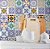 Papel de Parede Azulejos Coloridos - Imagem 1