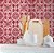 Papel de Parede Azulejo Vermelho - Imagem 1