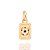 Colar Infantil Menino com Pingente Bola de Futebol - Rommanel - Folheado a Ouro (Ref.542431) - Imagem 4