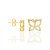Brinco Borboleta Cravejada por Zircônias - Rommanel - Folheado a Ouro 18k. (Ref.526048) - Imagem 3