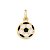 Pingente Bola de Futebol - Rommanel - Folheado a Ouro 18k (Ref.502163) - Imagem 1
