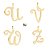 Pingente Rommanel - Letra do Alfabeto - Folheado a Ouro (Ref.540675) - Imagem 7