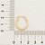 Brinco Argola Pequena (1,8 cm)  - Rommanel - Folheado a Ouro 18k. (Ref.520807) - Imagem 4