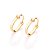 Brinco Infantil Argola Mini Rommanel - Folheado a Ouro lou Platina (Ref. 520293) - Imagem 4