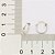 Brinco Infantil Argola Mini Rommanel - Folheado a Ouro lou Platina (Ref. 520293) - Imagem 7