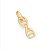 Colar (50cm) com Pingente - Símbolo Cromossomo - Folheado a Ouro 18K (Ref. 542708) - Imagem 3