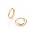 Brinco Mini Argola de 1,1 cm - Rommanel - Folheado a Ouro 18k. (Ref.527163) - Imagem 4