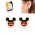 Brinco Miickey Rommanel - Folheado a Ouro 18k. (Ref.527224) - Imagem 1