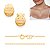 Colar Rommanel Mãe de 2 Filhos - Meninos/Meninas/Casal - (45 cm) - Folheado a Ouro 18k (Ref540685) - Imagem 1