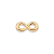 Mini Pingente Flutuante - Rommanel - Folheado a Ouro 24k - Imagem 3