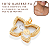 Mini Pingente Flutuante - Rommanel - Folheado a Ouro 24k - Imagem 8